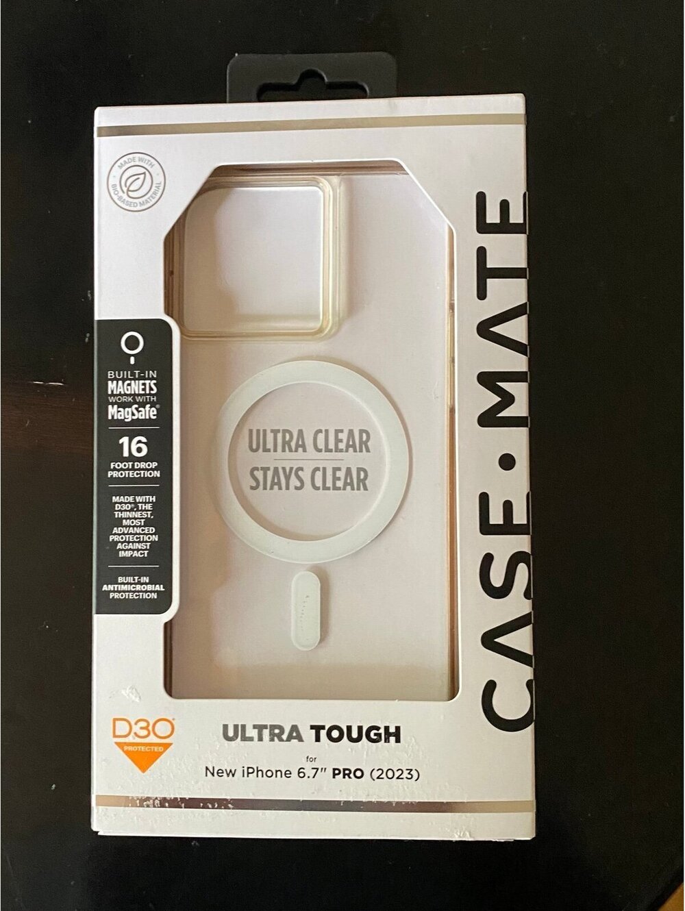 Casemate Case for iPhone 15 Pro Max Tough Clear